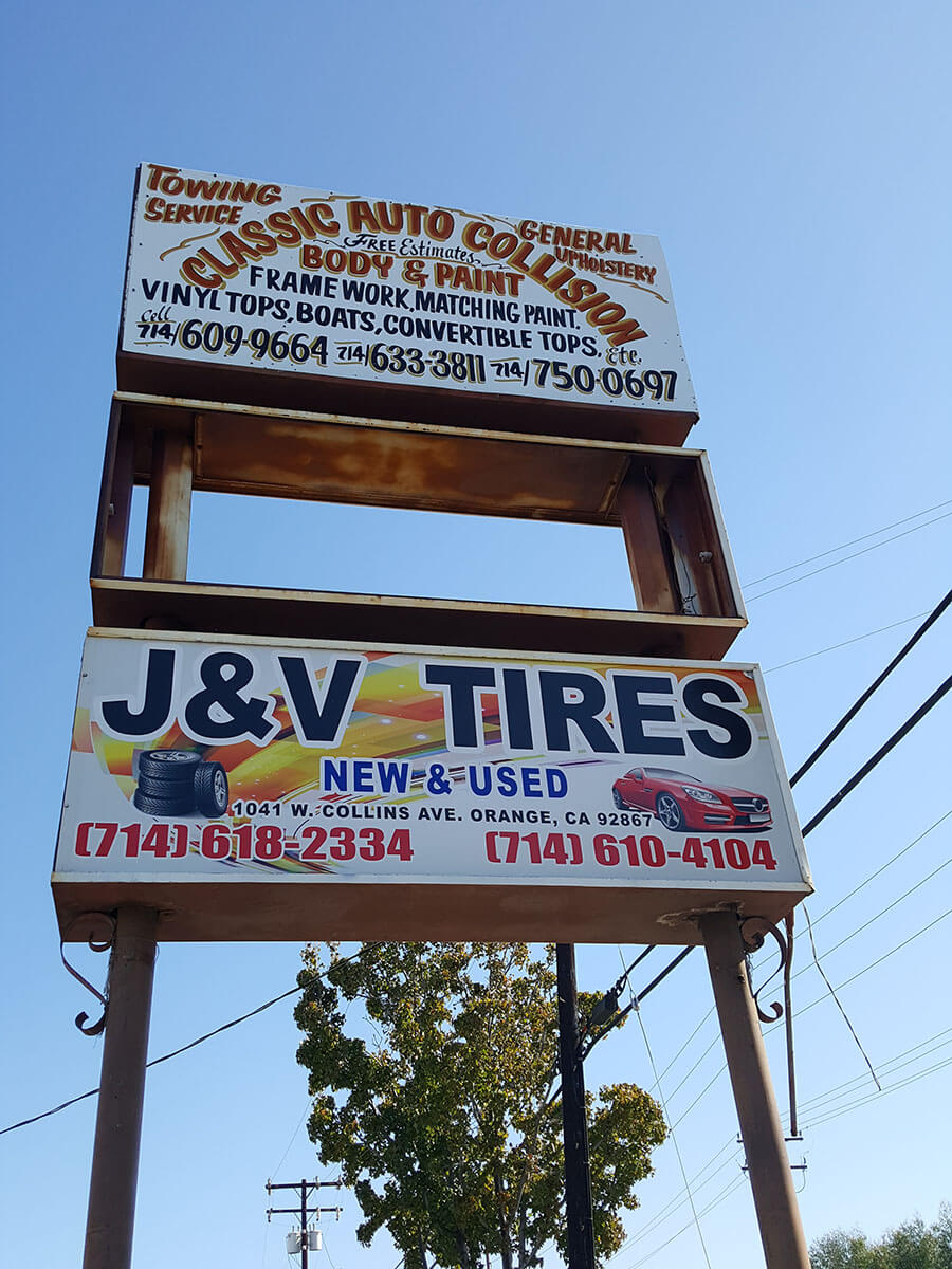 J & V Tires Orange CA